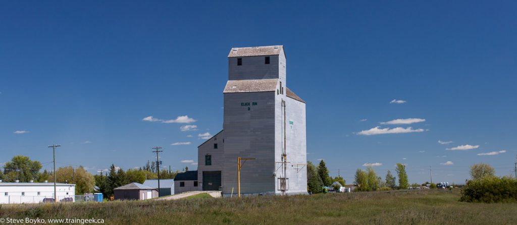 The Elkhorn grain elevator