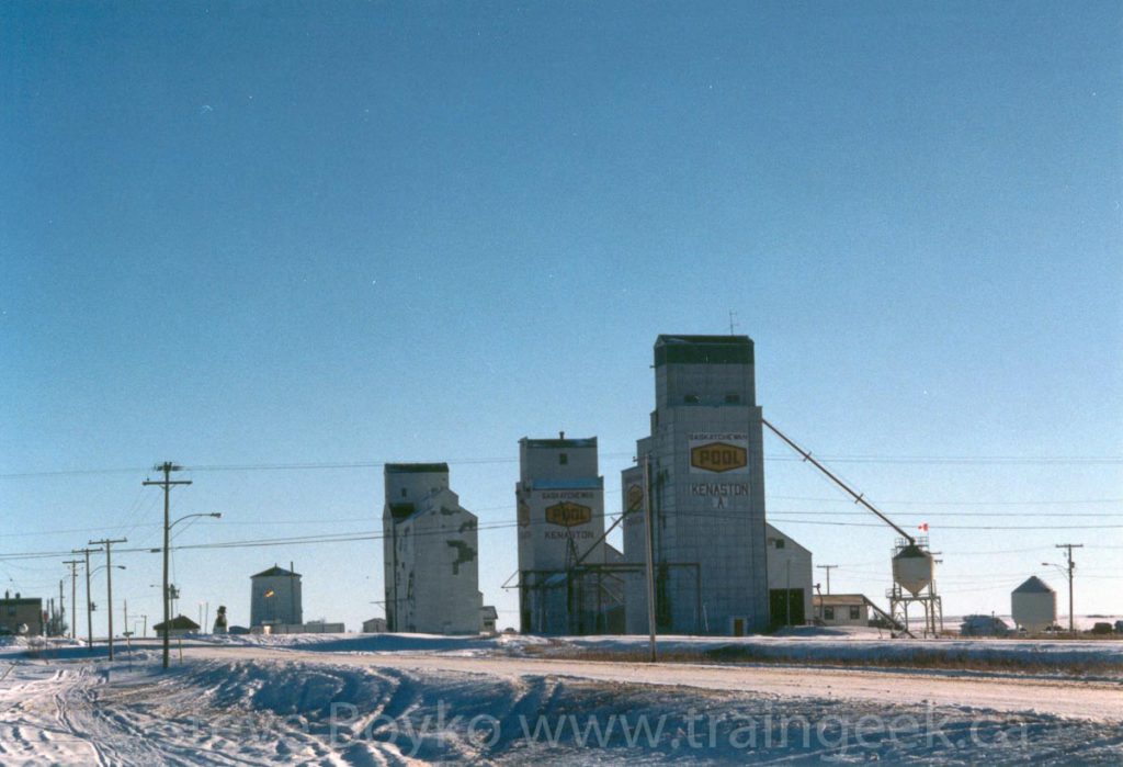 Kenaston grain elevators, January 2001.