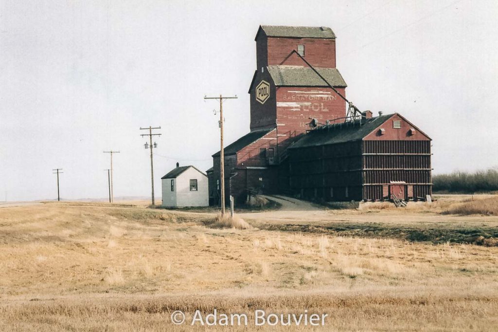 Spring Valley, SK grain elevator, Nov 2004. Contributed by Adam Bouvier.