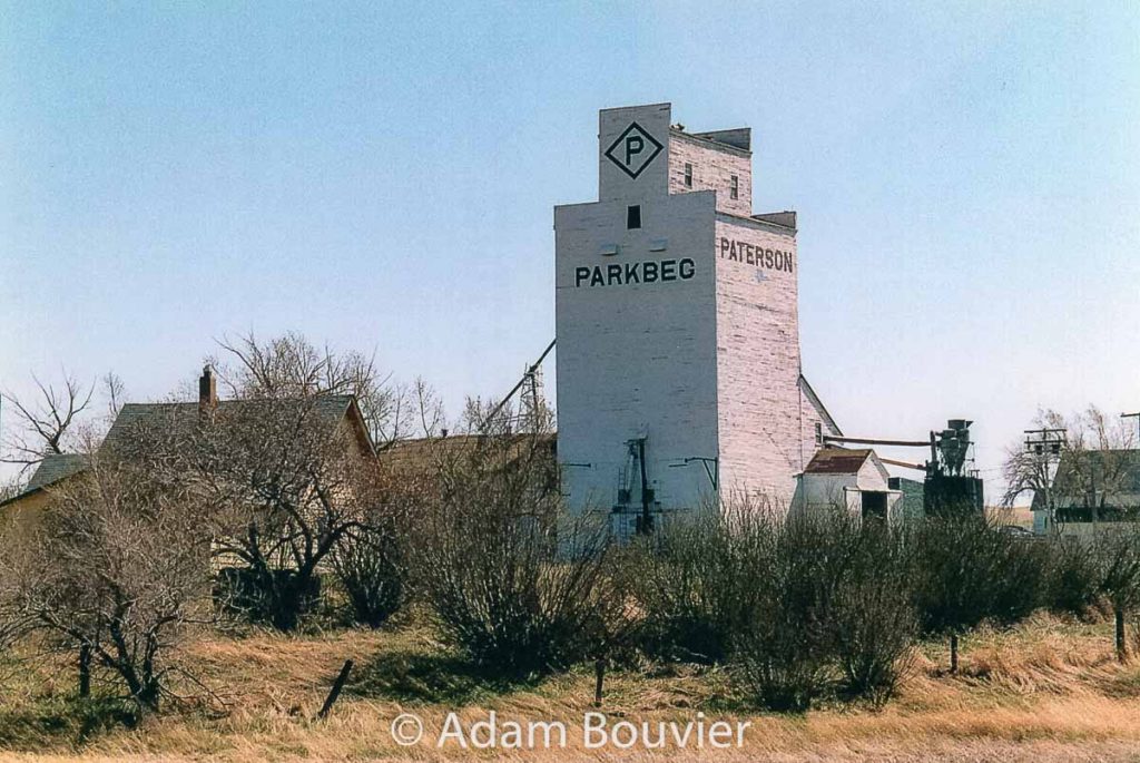 Parkbeg, SK grain elevator, May 2005. Contributed by Adam Bouvier.