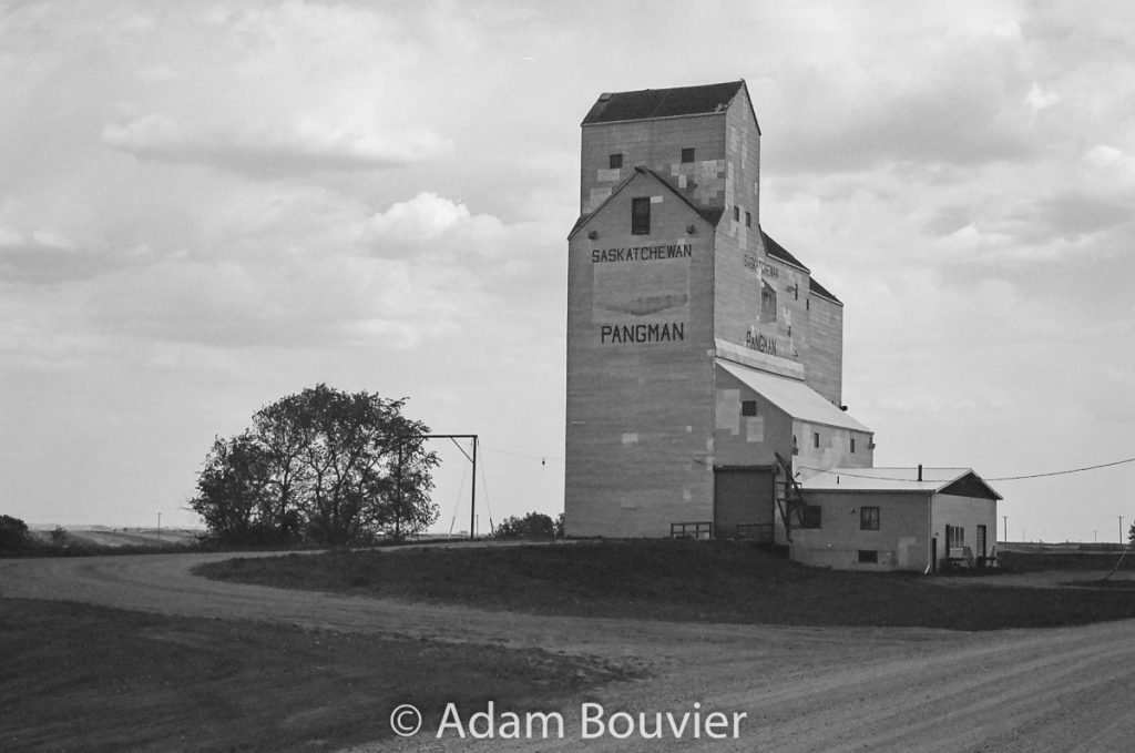 The Pangman, SK grain elevator, May 2017. Contributed by Adam Bouvier.