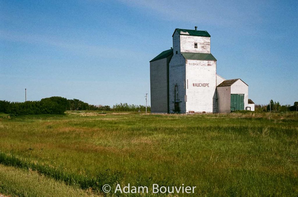 The Wauchope, SK grain elevator, June 2017. Contributed by Adam Bouvier.