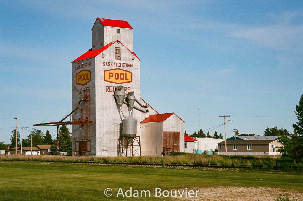 The Redvers, SK grain elevator, June 2017. Contributed by Adam Bouvier.