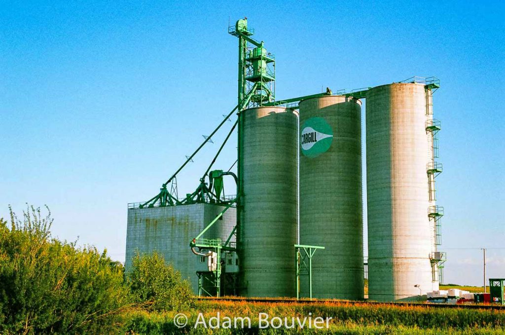 The Cargill grain elevator in Raymore, SK, 2017. Contributed by Adam Bouvier.