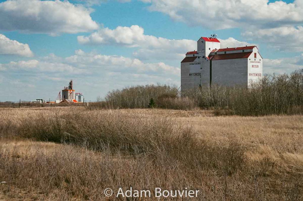 Whitewood, SK ex Pool grain elevator, April 2017. Contributed by Adam Bouvier.