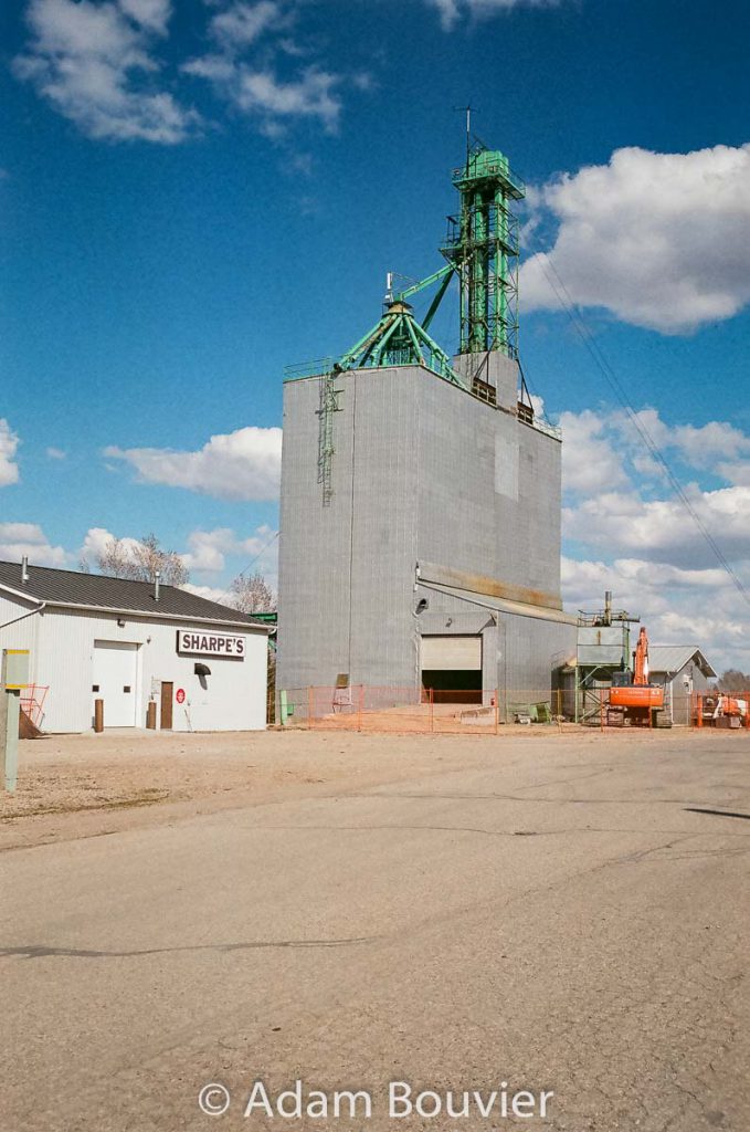 Ex Cargill grain elevator in Wapella, SK, April 2017. Contributed by Adam Bouvier.