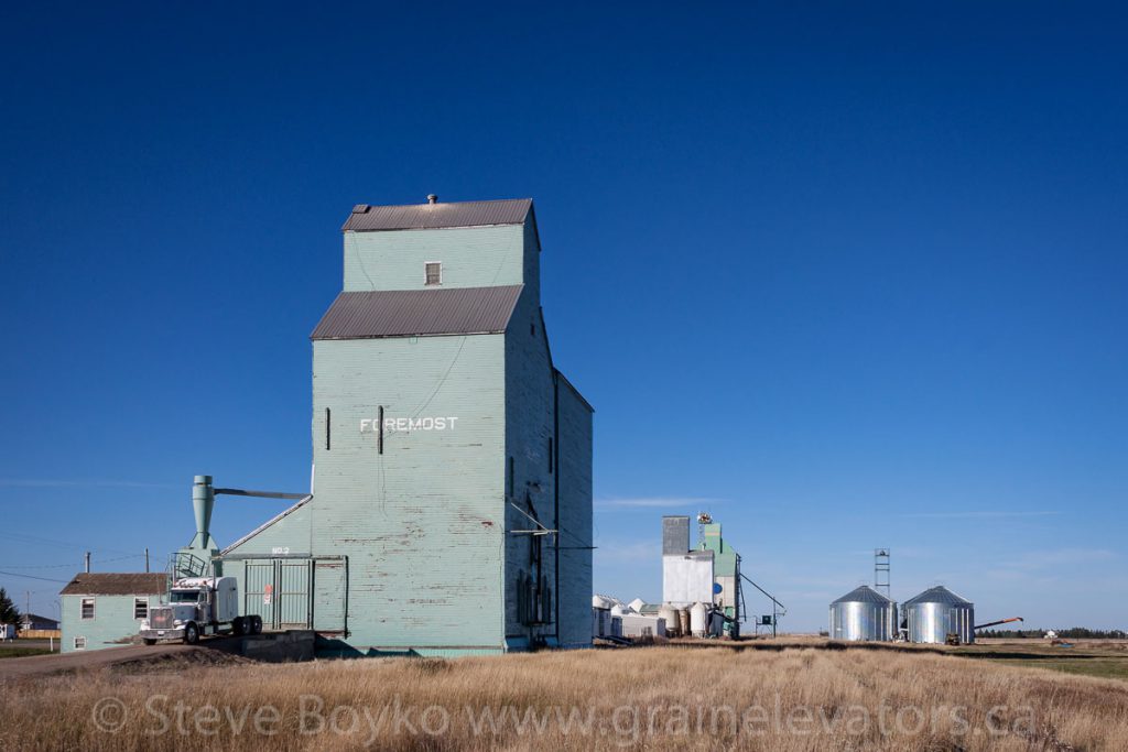 Grain elevators in Foremost, AB, October 2015