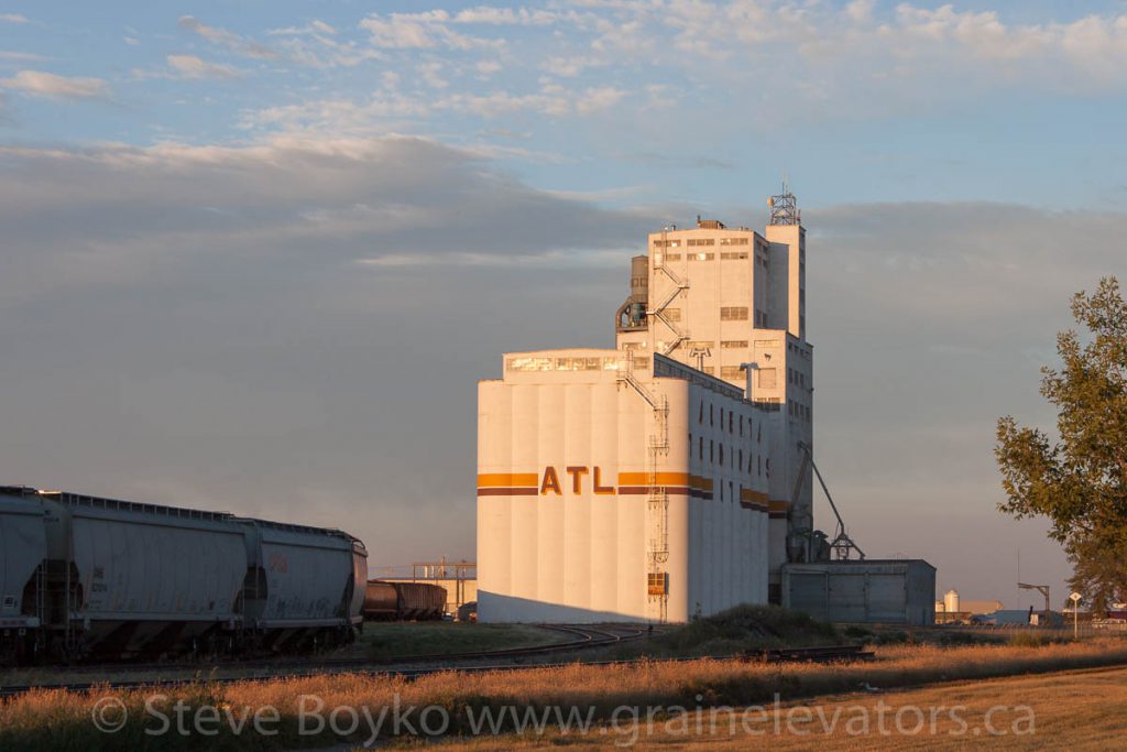 Alberta Terminals Limited grain elevator in Lethbridge, AB. August 2013.