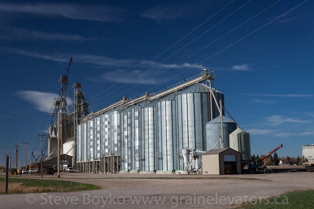 Barnwell, AB grain elevator, October 2015