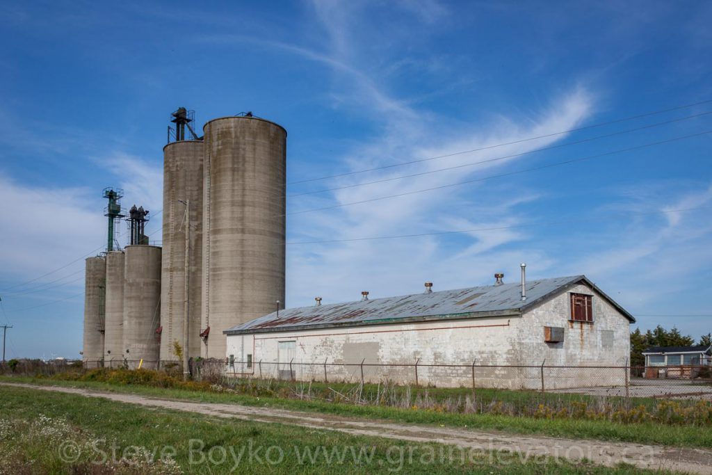 The grain elevator in Blytheswood, Ontario. September 2012.