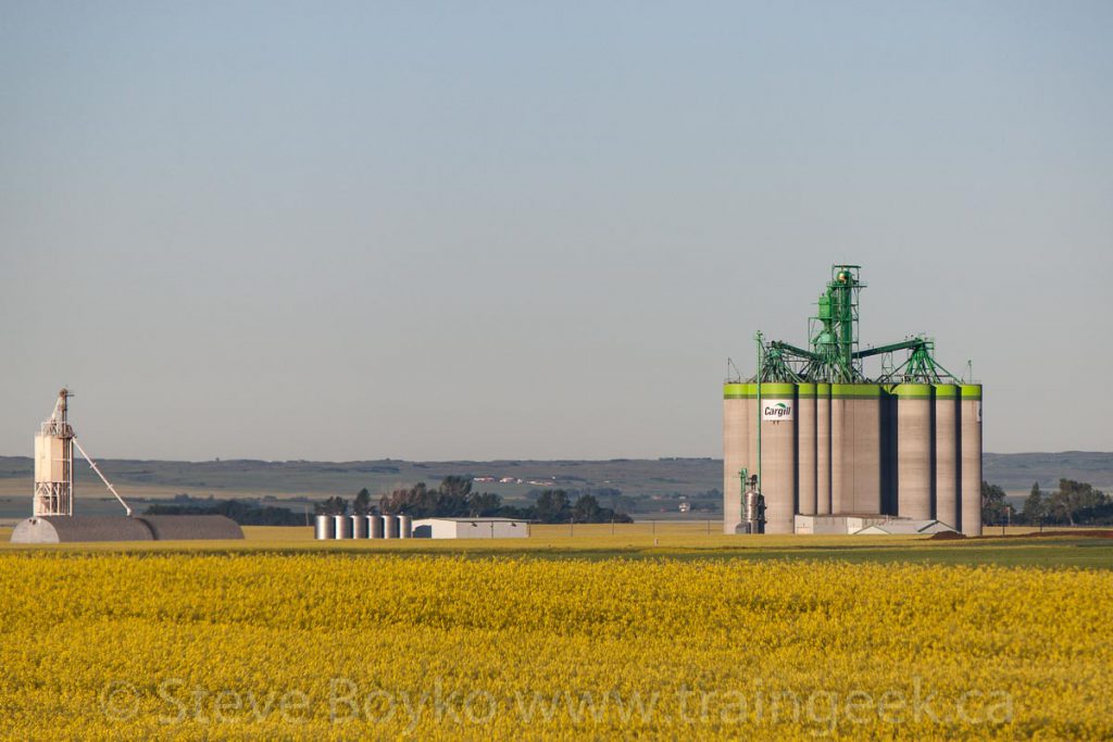 Cargill grain elevator outside Moose Jaw, SK, July 2013
