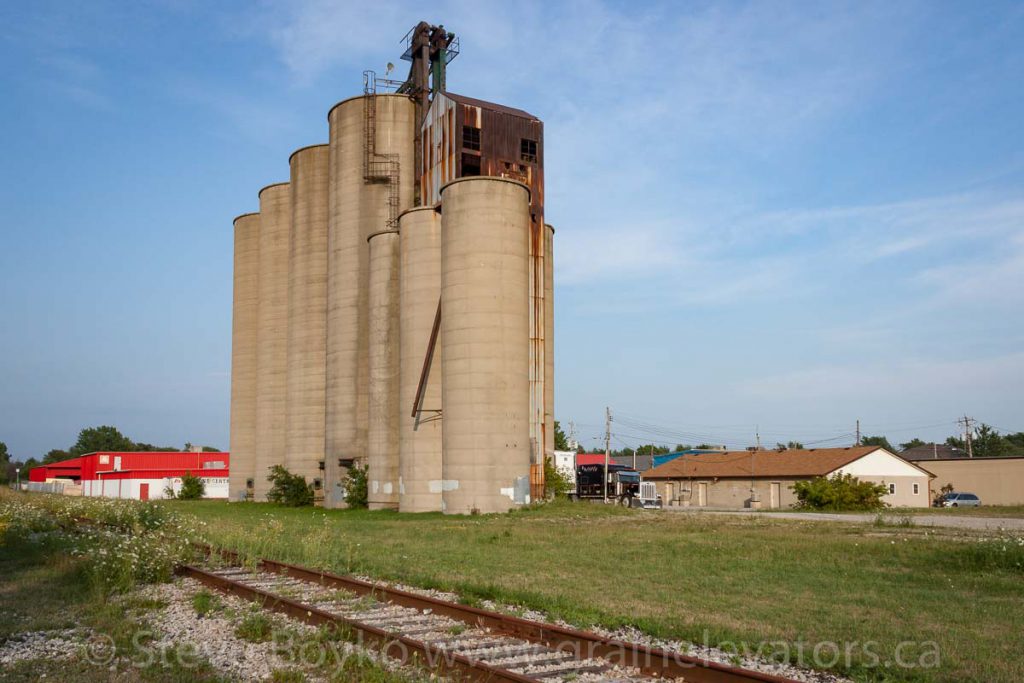 Grain elevator in Essex, Ontario. July 2012.