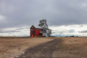 The Alberta Pacific grain elevator in Raley, AB. September 2017.