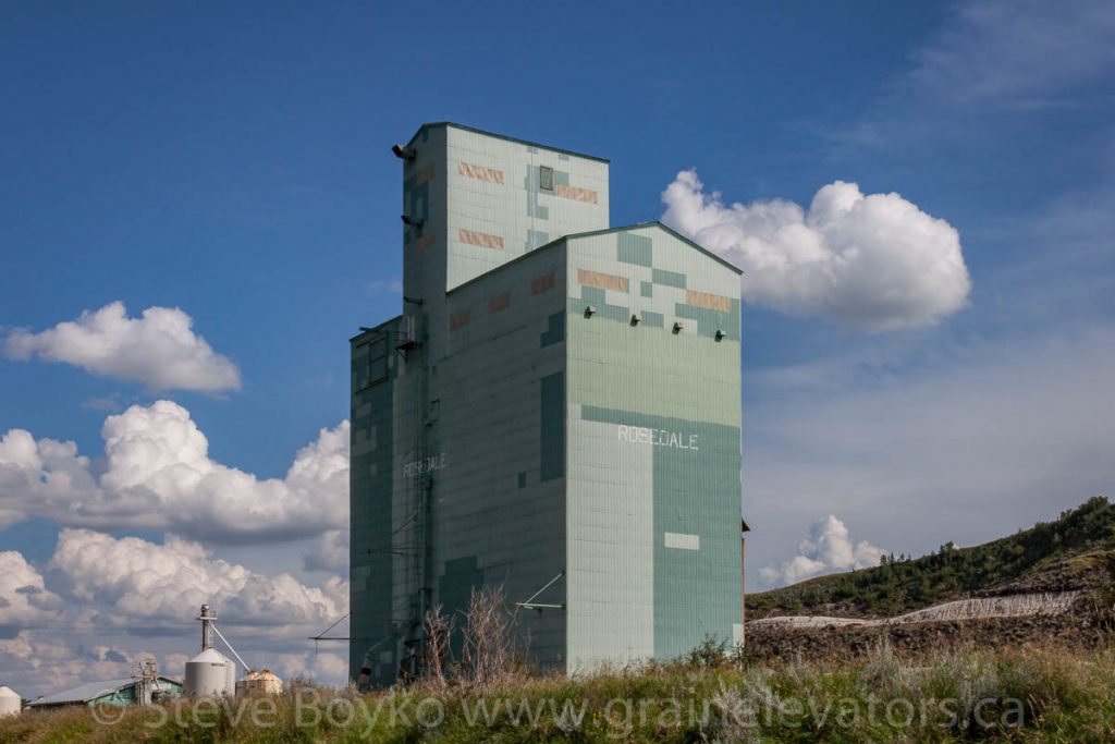 Rosedale grain elevator, July 2013