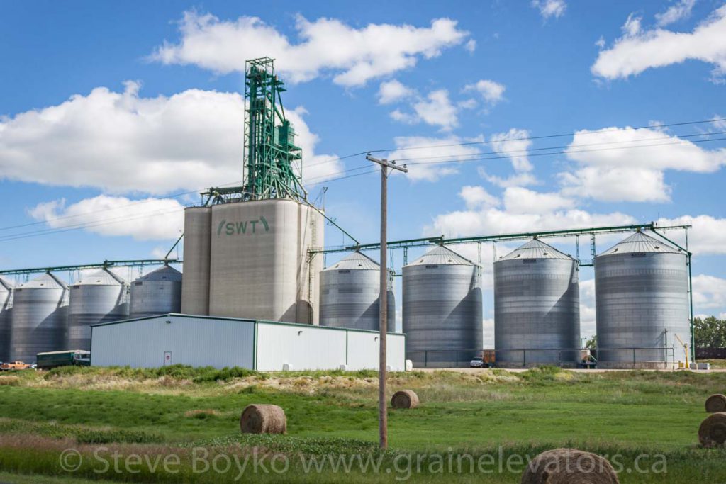SWT grain elevator near Gull Lake, Saskatchewan. July 2013.