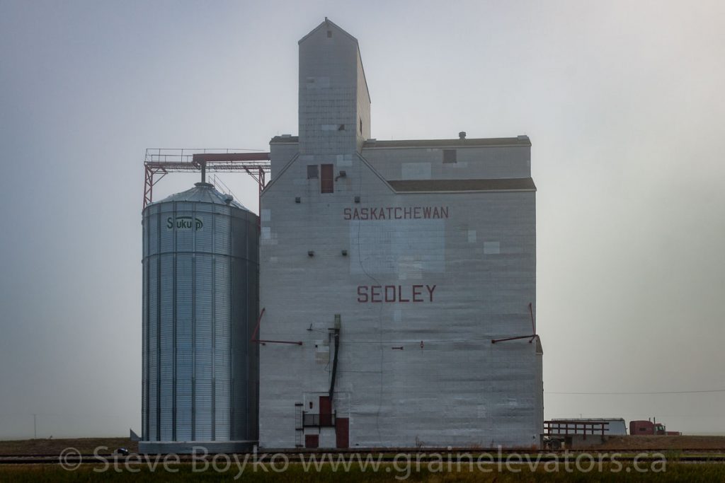 The Sedley grain elevator, August 2015