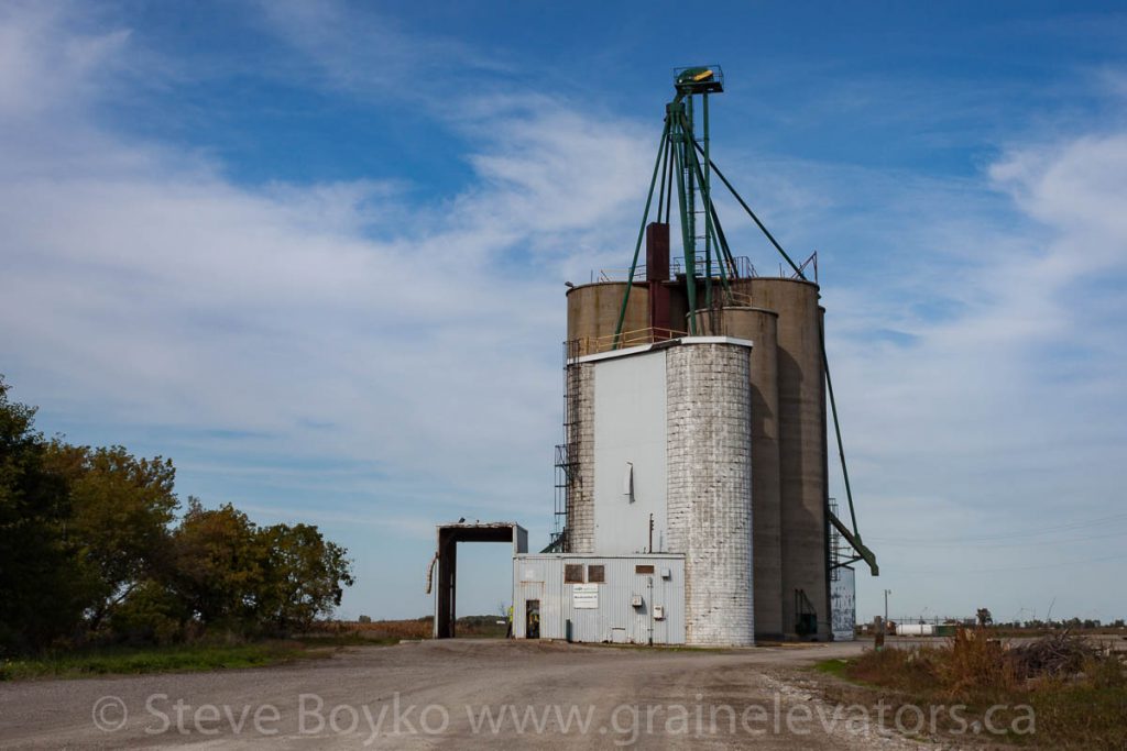 Grain elevator in Staples, Ontario. September 2012.