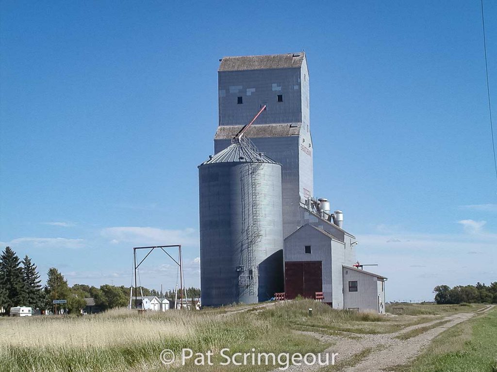 Odessa, SK grain elevator, Sept. 2002. Contributed by Pat Scrimgeour.