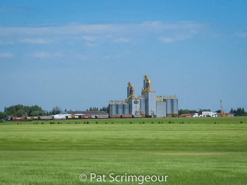 Somerset, MB grain elevator, July 2005. Contributed by Pat Scrimgeour.