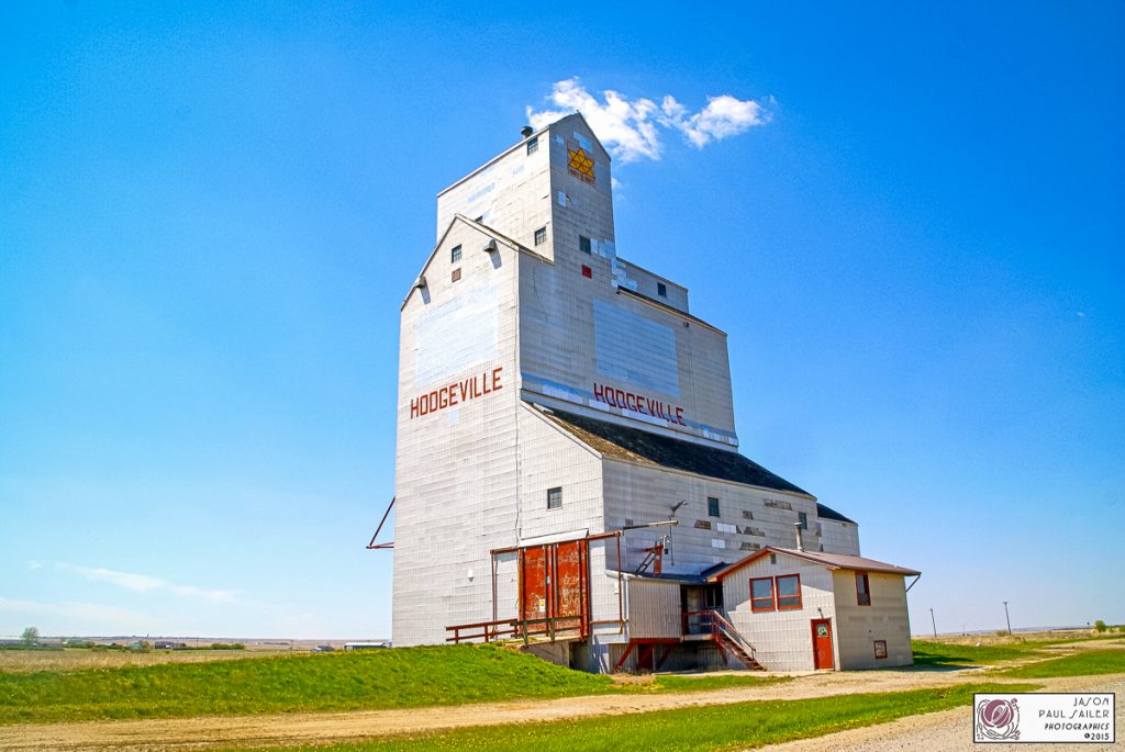 Hodgeville, SK grain elevator, May 2015. Contributed by Jason Paul Sailer.