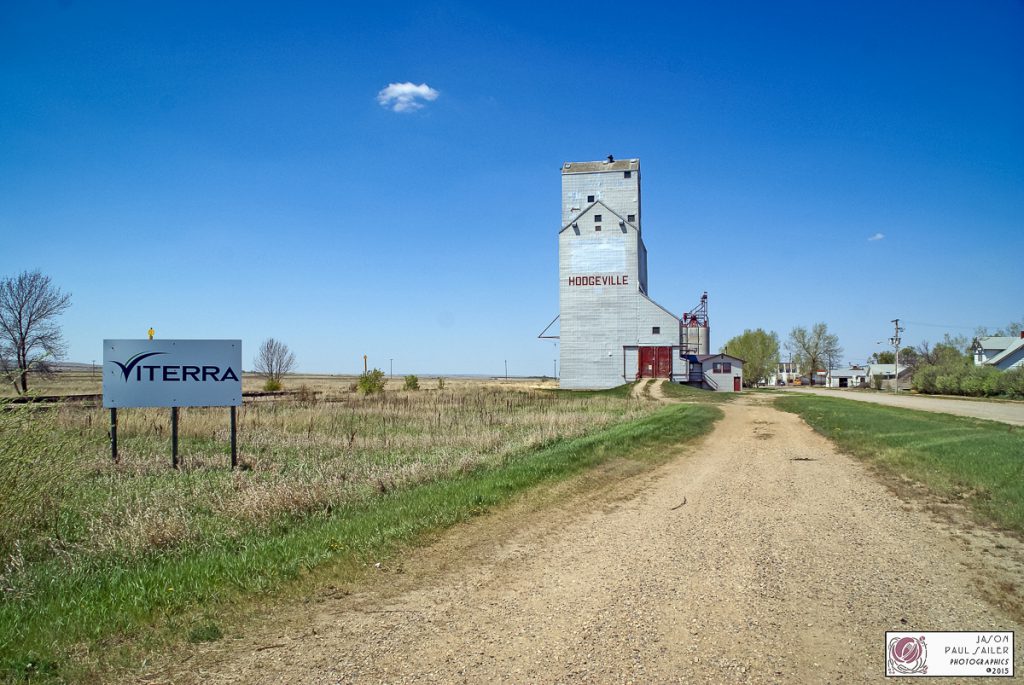 Grain elevator in Hodgeville, SK, May 2015. Contributed by Jason Paul Sailer.