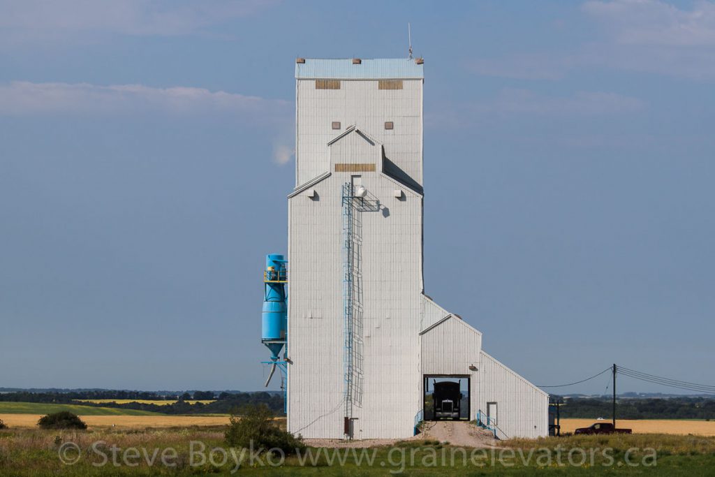 Truck in Maripolis grain elevator, August 2014. Contributed by Steve Boyko.