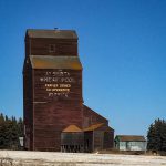 Warwick, AB grain elevator. Copyright by BW Bandy.
