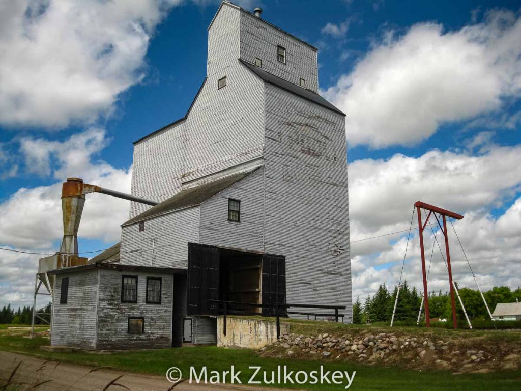 Invermay, SK grain elevator. Contributed by Mark Zulkoskey.
