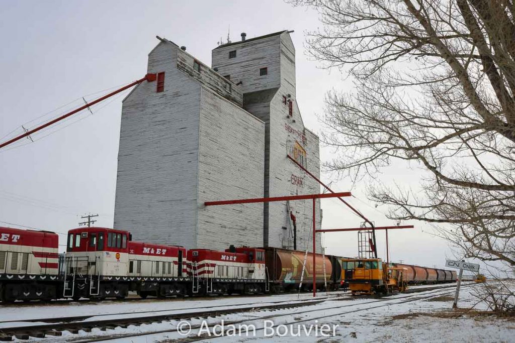 Grain elevator in Craik, SK, Feb 2018. Contributed by Adam Bouvier.