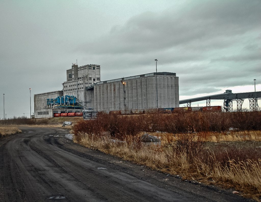 The grain elevator in Churchill, Manitoba, Oct 2006. Copyright by Gary Rich.