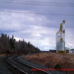 Grain elevator in The Pas, MB, Apr 2000. Contributed by Marc Simpson.
