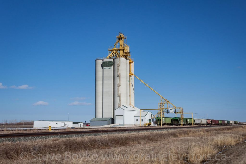 Rosser, MB grain elevator, April 2015. Contributed by Steve Boyko.