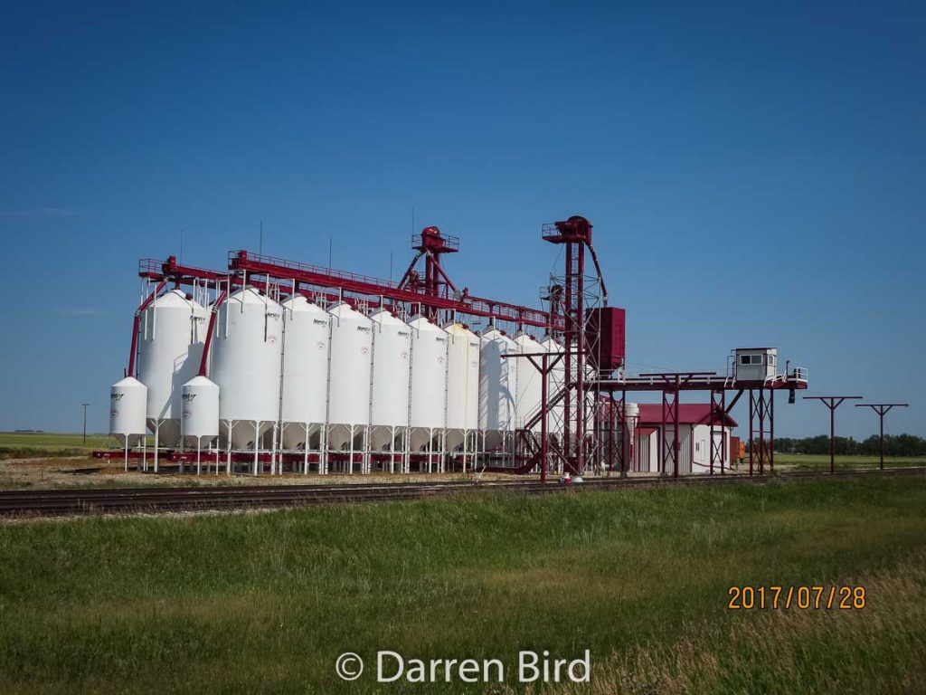 Victoria Pulse grain facility outside Sedley, SK, July 2017. Contributed by Darren Bird.