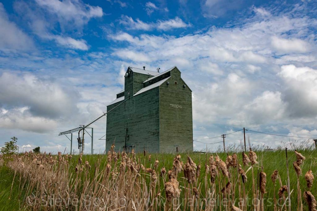 The Trochu, AB grain elevator, June 2018. Contributed by Steve Boyko.