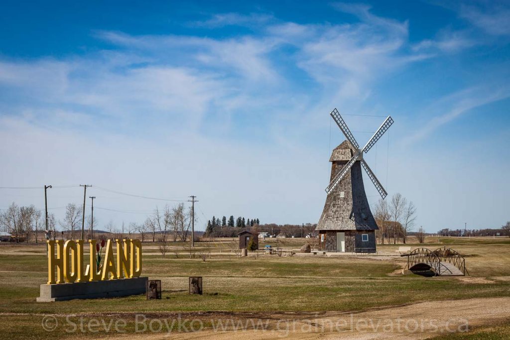 Windmill in Holland, MB, May 2014. Contributed by Steve Boyko.