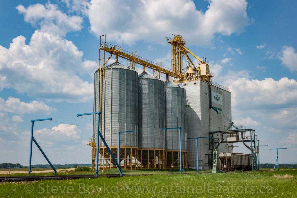 One of the former Swan River grain elevators