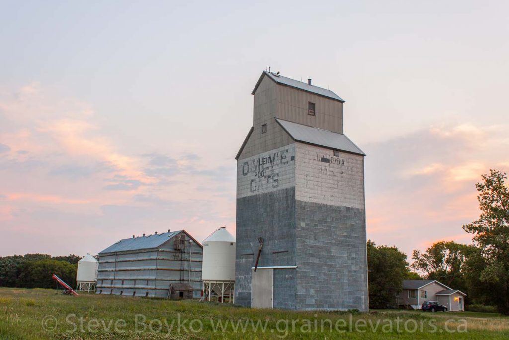 The Kaleida B grain elevator, July 2014. Contributed by Steve Boyko.