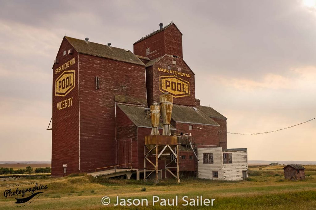 Grain elevator in Viceroy, SK, contributed by Jason Paul Sailer.