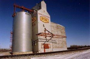 The Chaplin grain elevator