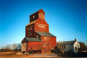 Whitkow, SK grain elevator, Nov 2003. Contributed by Adam Bouvier.