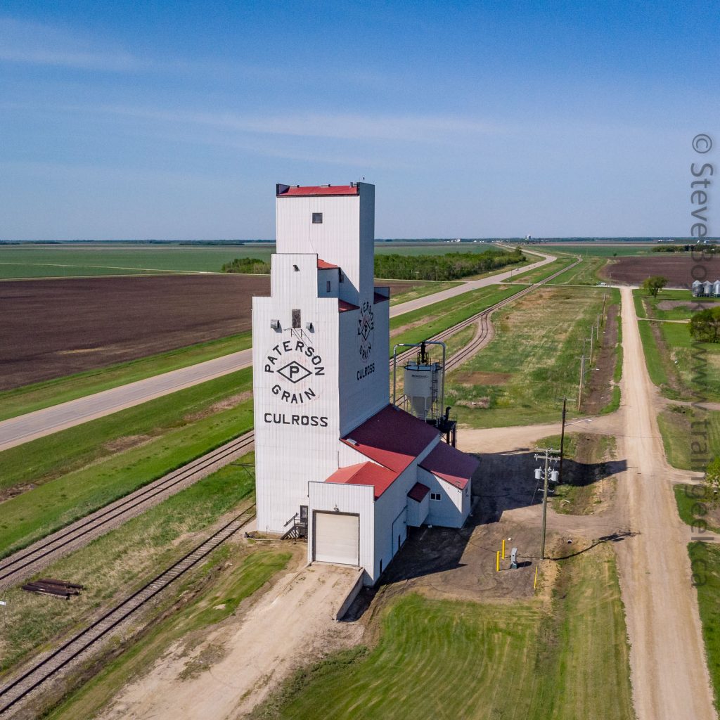 Paterson grain elevator in Culross, Manitoba, June 2019. Contributed by Steve Boyko.