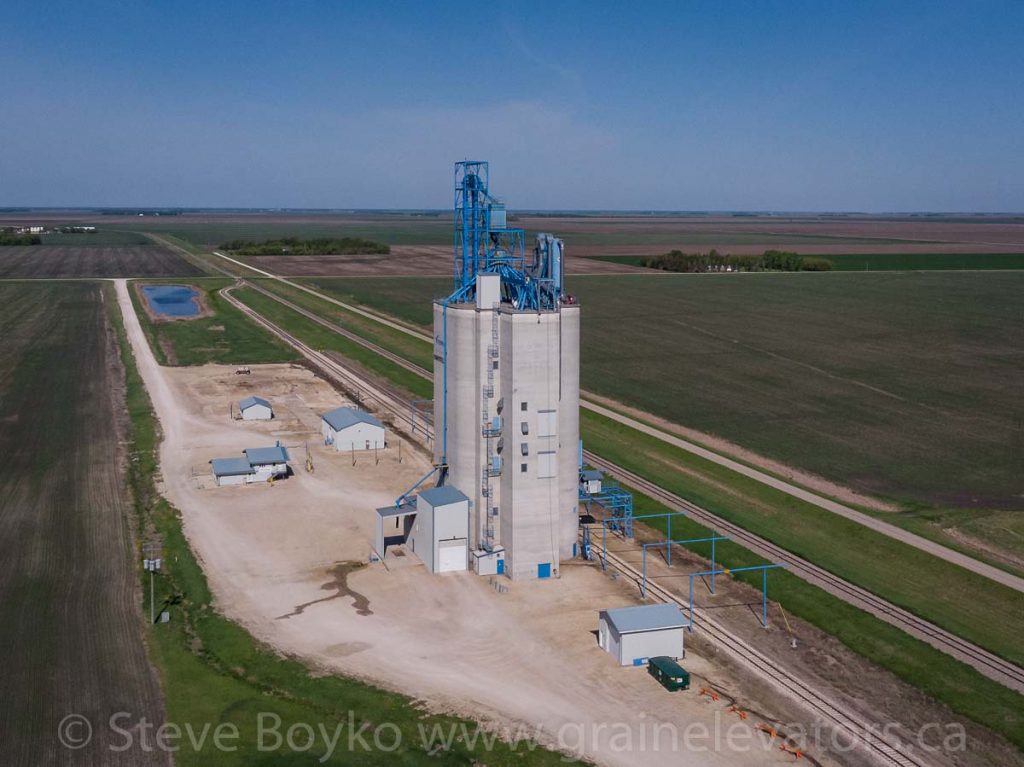 The Viterra grain elevator in Fannystelle, Manitoba, June 2019. Contributed by Steve Boyko.