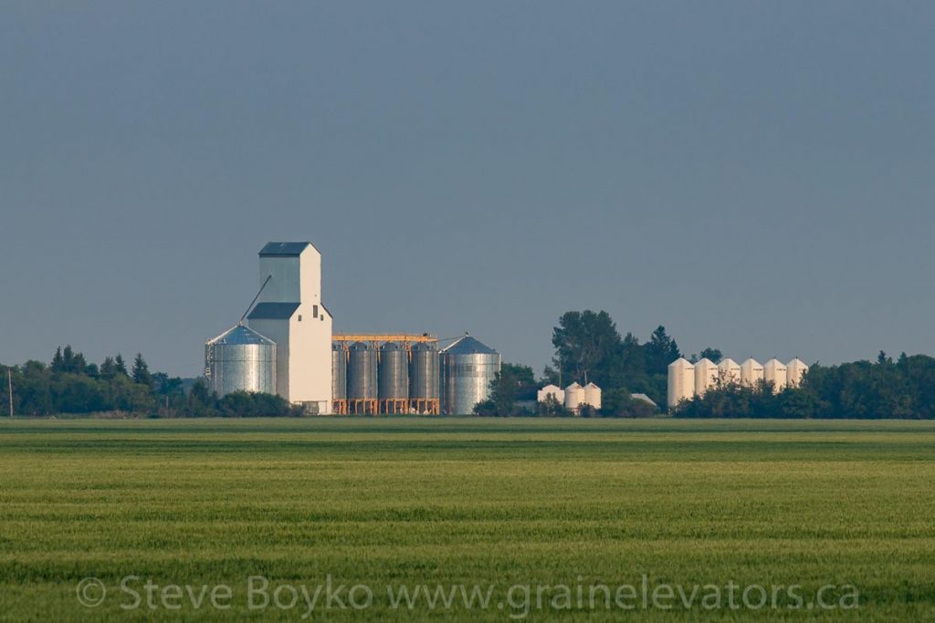 The grain elevator at Fork River, Manitoba, June 2015. Contributed by Steve Boyko.