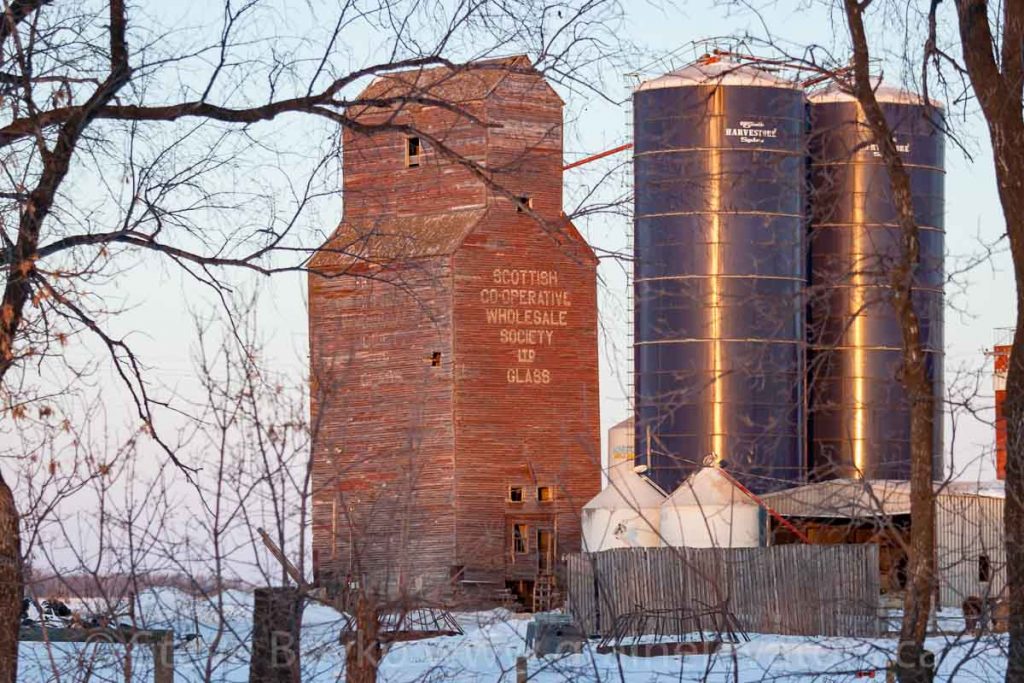  The former Glass grain elevator, Jan 2015. Contributed by Steve Boyko. 