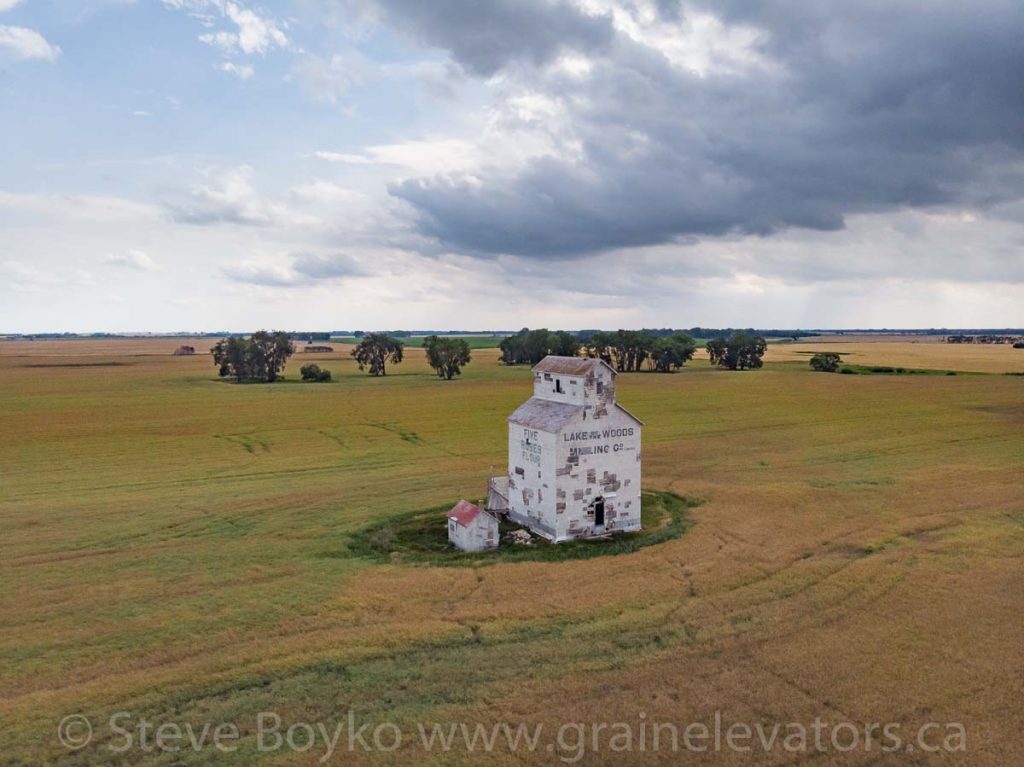 The grain elevator at Cameron, Manitoba