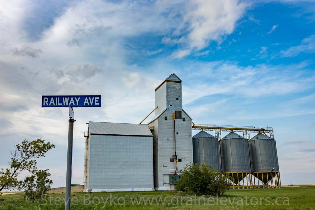 Railway Avenue in Goodlands, Manitoba