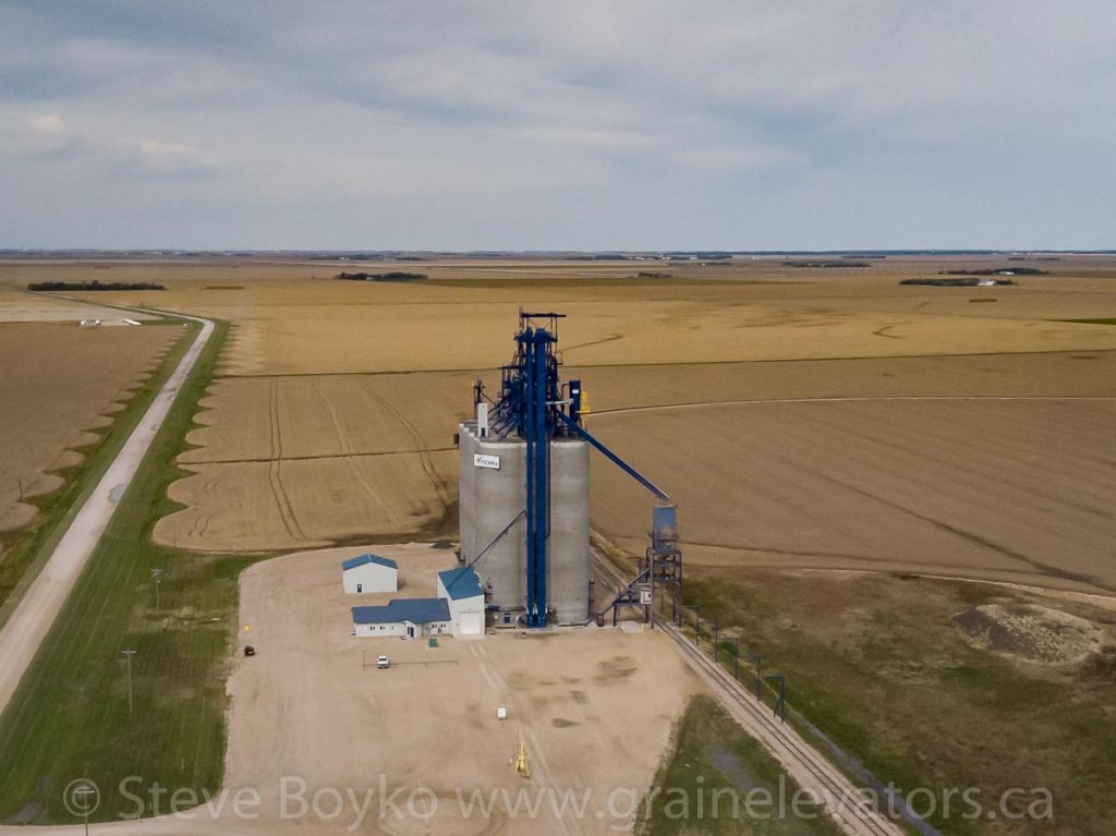 Viterra grain elevator in Ste. Agathe, Manitoba, Sep 2019. Contributed by Steve Boyko.