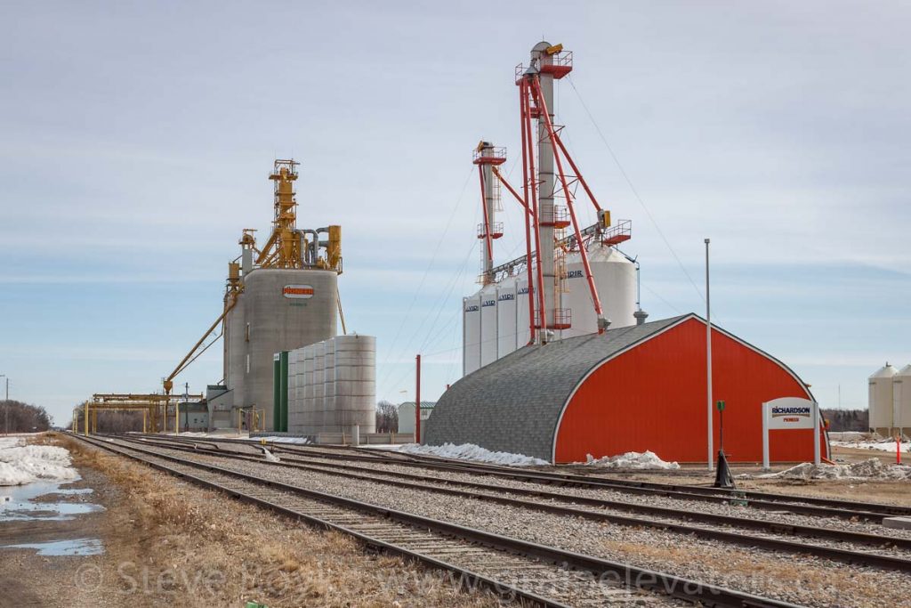 The Starbuck grain elevator, April 2014. Contributed by Steve Boyko. 