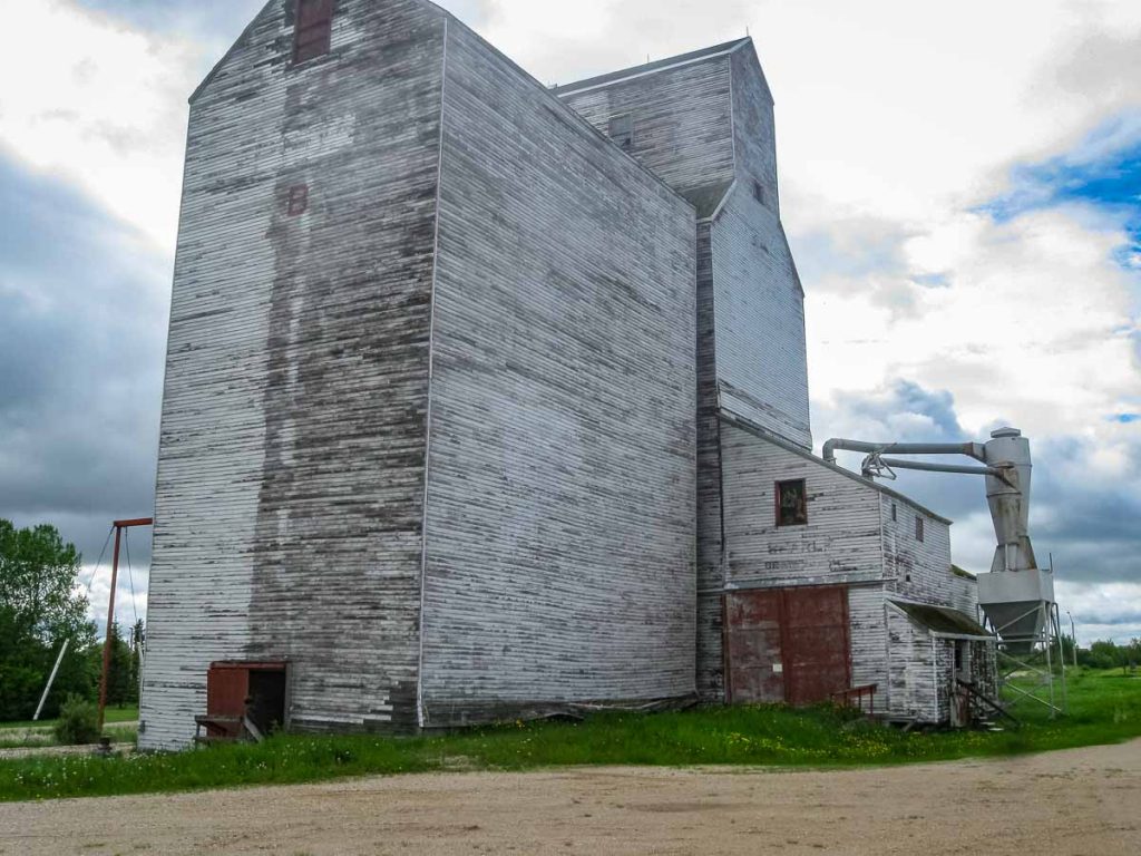 Ex Searle grain elevator in Canwood, SK, June 2014. Copyright by Duncan Mann.  