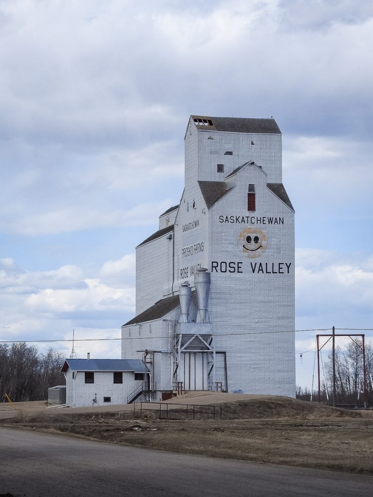 Rose Valley, SK grain elevator, Apr 2019. Copyright by BW Bandy.